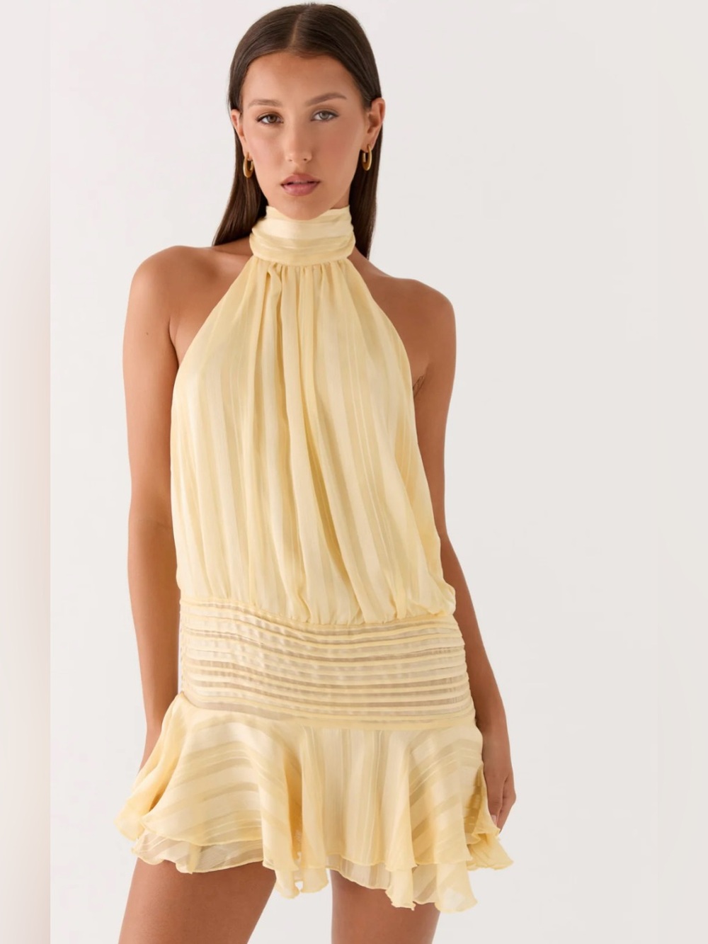 Peppermayo Willow Chiffon Mini Dress